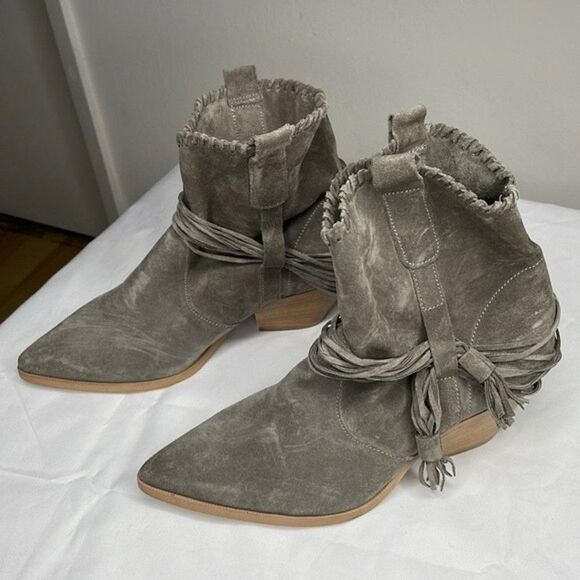 Ron White Womens Size 37 Brailee Western Ankle Boots - Picture 1 of 9